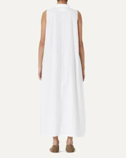 Abito Felice Dress in White Stripe