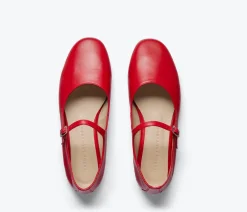 Aubrey May Jane Flat in Red