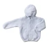 Baby Chenille Hoodie in Light Blue