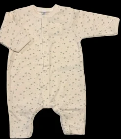 Baby Star and Dot Romper in Cream