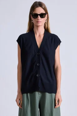 Bardi Drippy Vest in Black