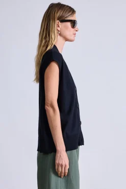 Bardi Drippy Vest in Black