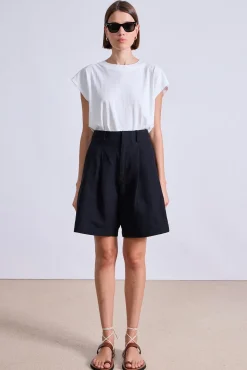 Bari Midi Short in Black