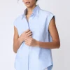 Candice DC Shirt in Blue Oxford
