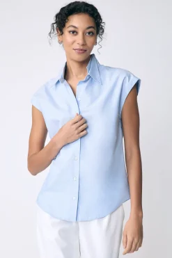 Candice DC Shirt in Blue Oxford