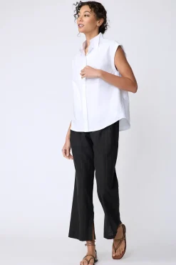 Candice DC Shirt in White Oxford