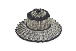 Capri Hat in Black Bamboo