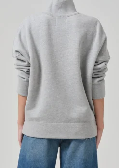 Cara Turtleneck in Heather Grey
