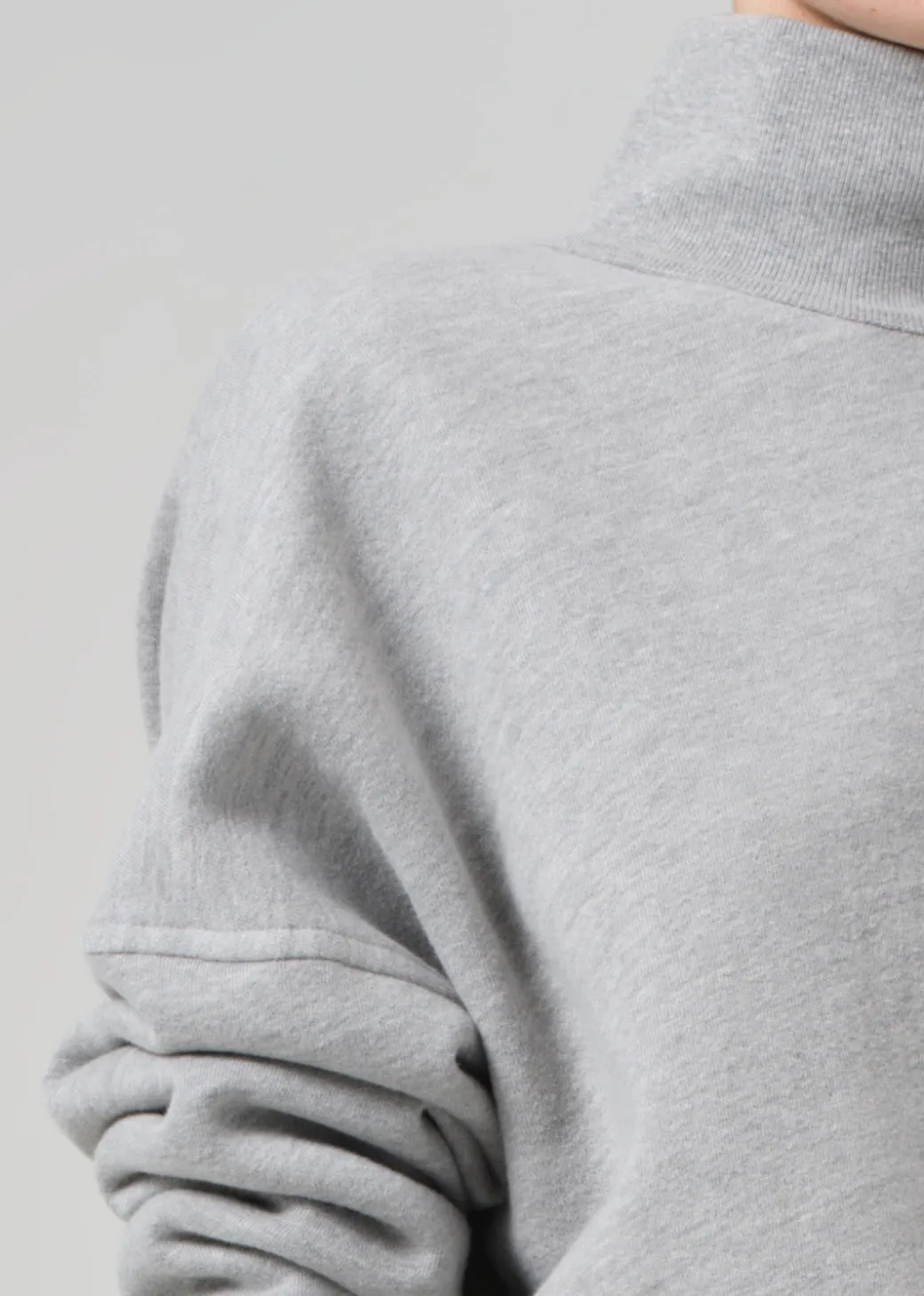 Cara Turtleneck in Heather Grey