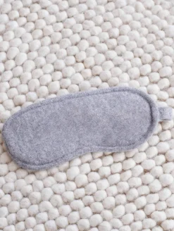 Cashmere Eye Mask in Grey