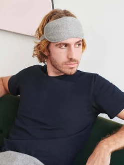 Cashmere Eye Mask in Grey