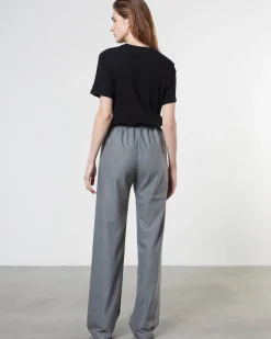 Cashmere Loose Tee in Black