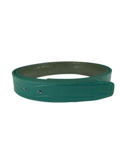 Cesoli Reversible Leather Belt in Emerald/Salut Green
