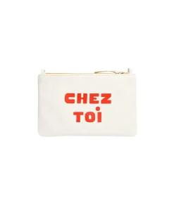 "Chez Moi" Wallet Clutch in Cream