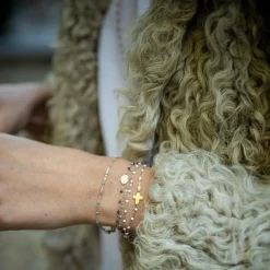 Classic Cross Bracelet in Yellow Gold