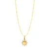 Classic Sun Necklace in Mimosa