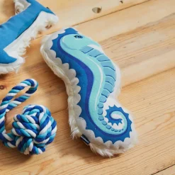 Coastal Seahorse Dog Toy
