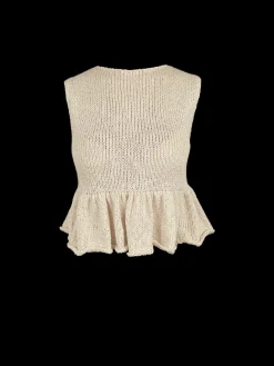 Cotton Sweater in Cream