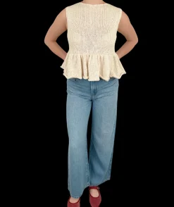 Cotton Sweater in Cream