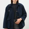 Devin Parka Jacket in Midnight