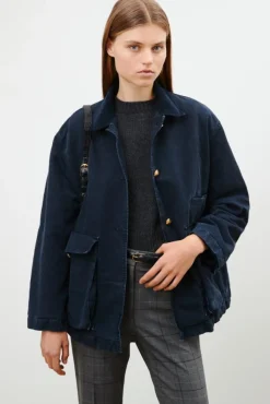 Devin Parka Jacket in Midnight