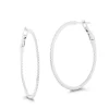 DRD Diamond Marge Hoops in White Gold