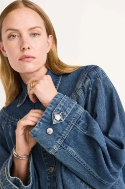 Easton Blue Jacket in Denim