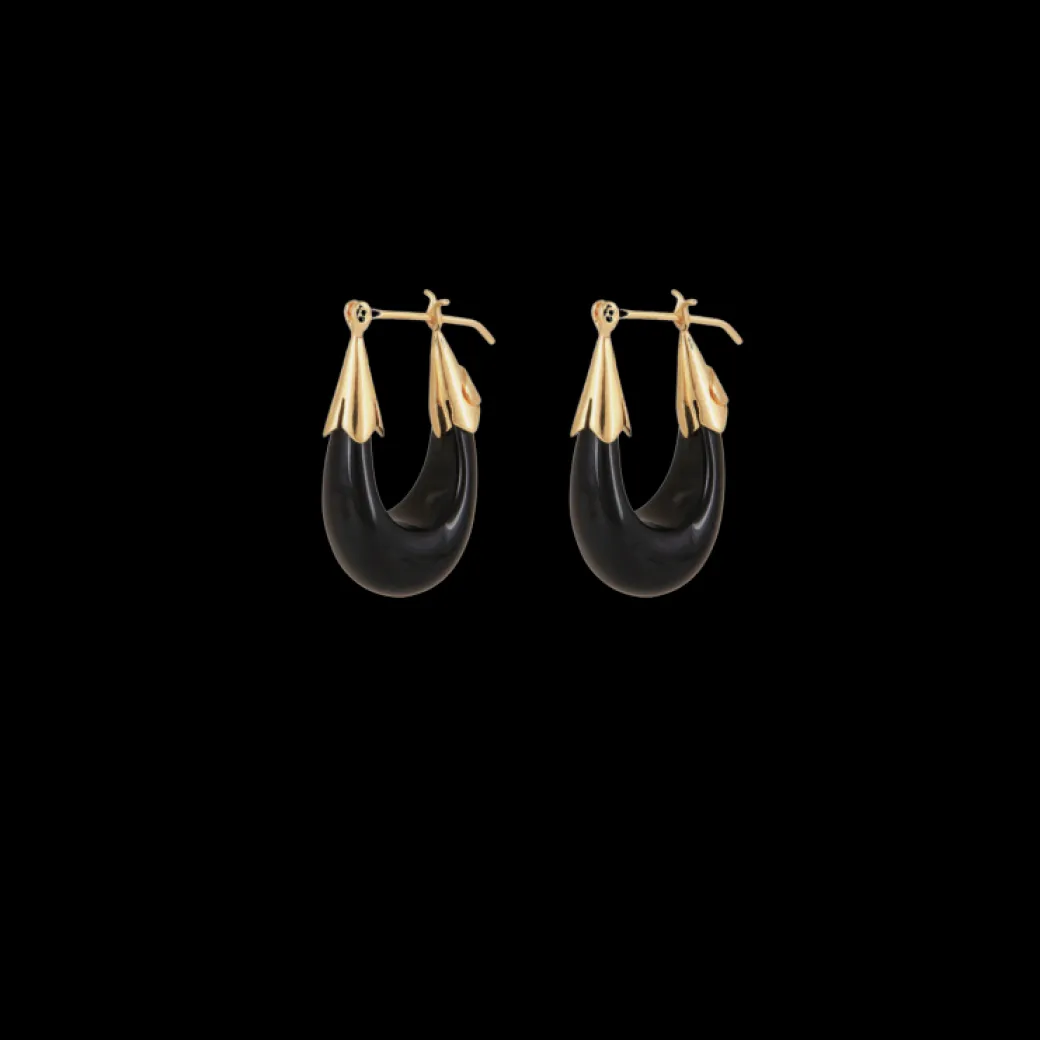 Ecume Earring in Black