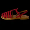 Fisherman Sandal in Rouge