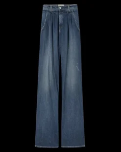 Flora Trouser Jean in Classic Wash