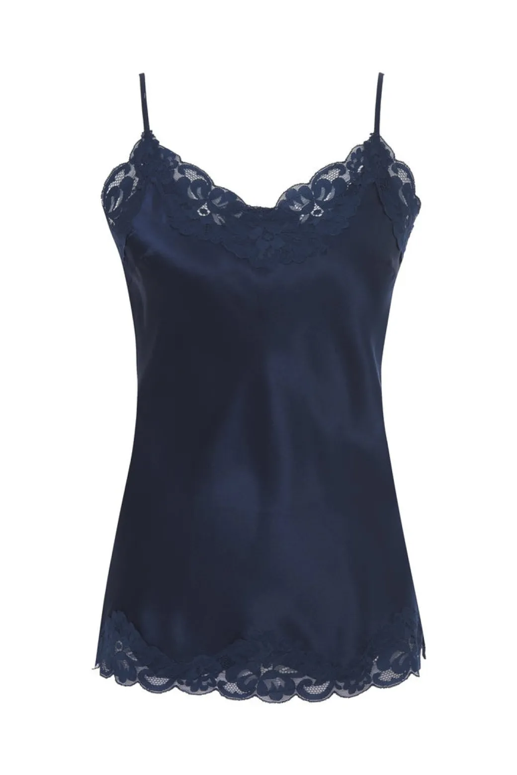 Floral Lace Cami in Navy