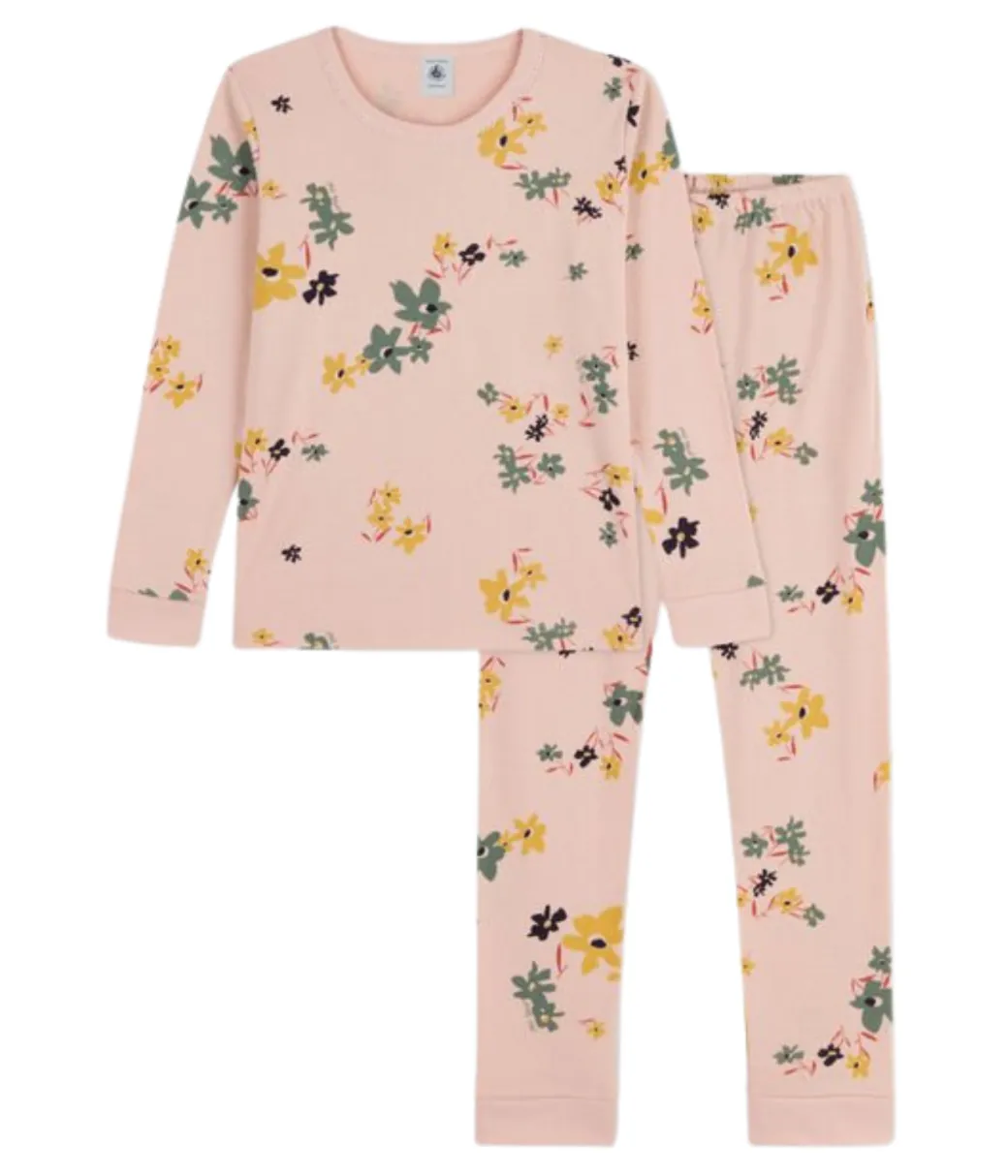Floral PJs in Pink