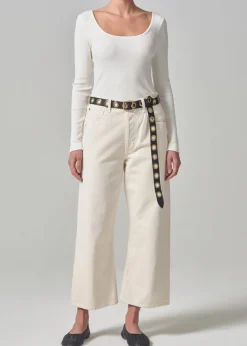 Gaucho Wide Leg in Marzipan
