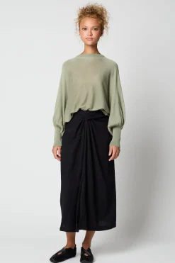 Handkerchief Skirt In Black