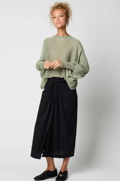 Handkerchief Skirt In Black