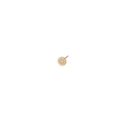 Itty Bitty Diamond Flower Stud in Yellow Gold