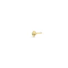 Itty Bitty Diamond Mushroom Stud in Yellow Gold