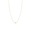 Itty Bitty Diamond Star Necklace in Yellow Gold