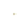 Itty Bitty Diamond Star Stud in Yellow Gold