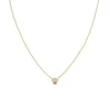 Itty Bitty Shell Necklace in Yellow Gold