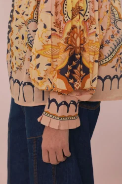 Jaipus Blouse in Beige