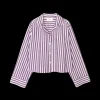 Jessie Shirt in Blue Rose Stripe