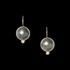 14K Kaia Earrings in Tahitian Pearl