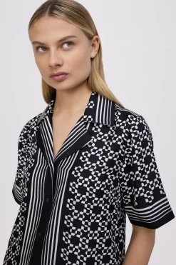Koda Button Down Shirt in Black