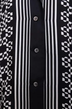 Koda Button Down Shirt in Black