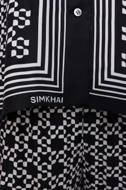 Koda Button Down Shirt in Black