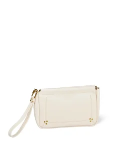 Large Clap Clutch in Creme