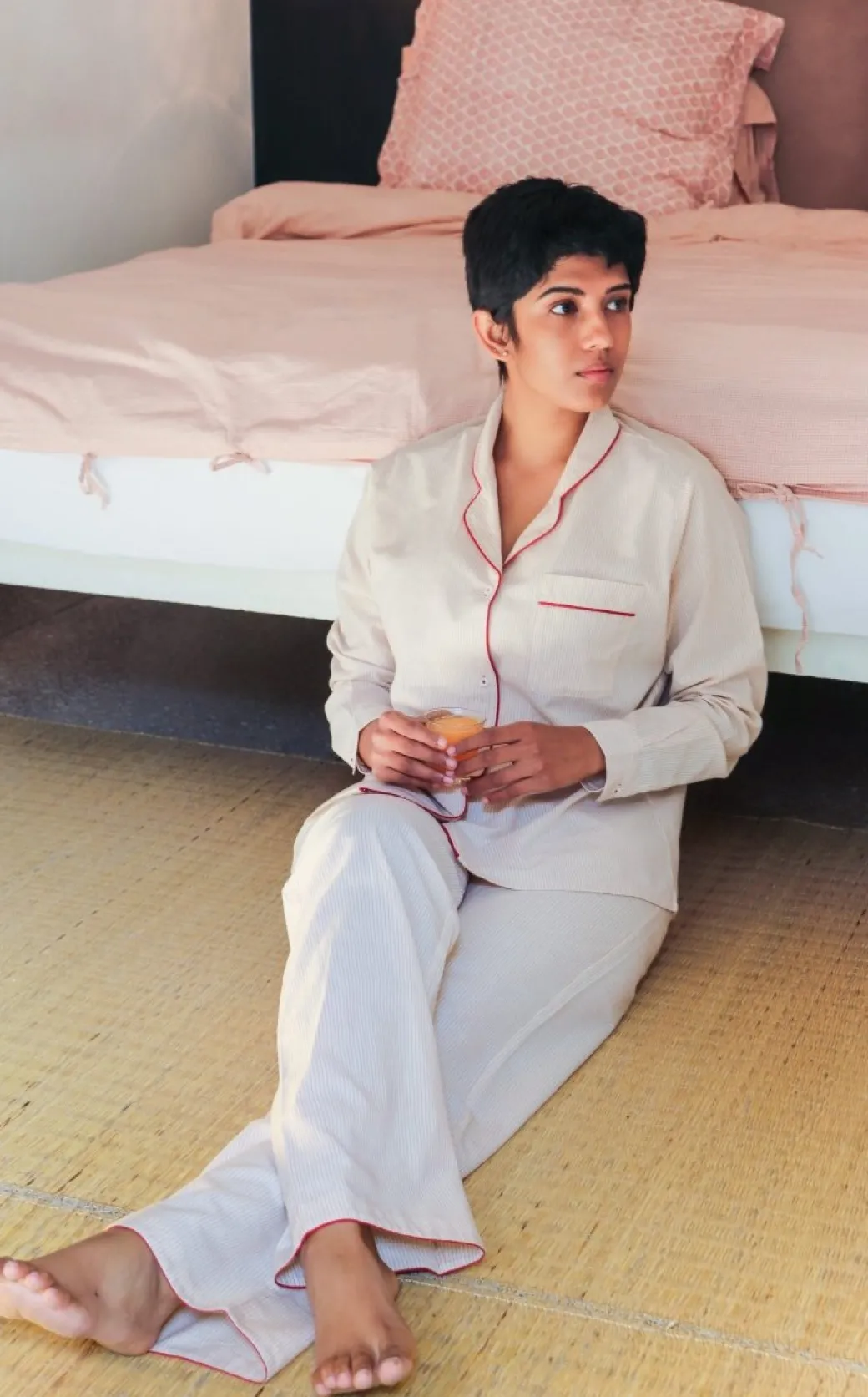 Lily Pyjama in Cream