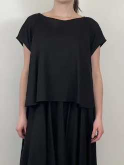 Linen Top in Black