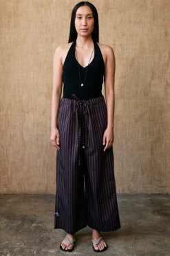 Lita Pant in Black Stripe